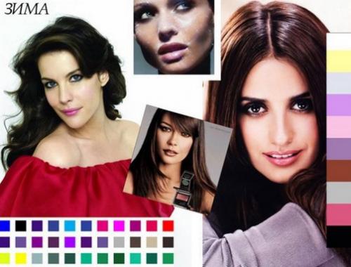 Зима - очень яркий цветотип. 06