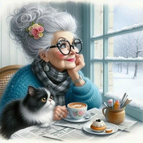 Смотрю в ОКНО.
Задумчиво смотрю в окно.
