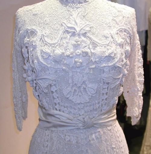 Платья начала ХХ века из ирландского кружева. 04