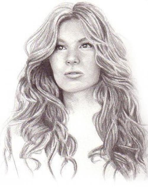 Как рисовать волосы. 02 Как рисовать волосы. 02