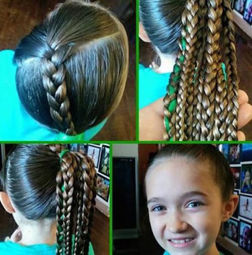 Отцу - одиночке из флориды пришлось научиться делать прически своей маленькой дочери долгим методом проб и ошибок. 03