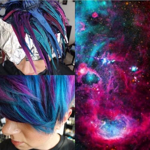 Новый модный тренд Galaxy Hair. 2015 -. 05