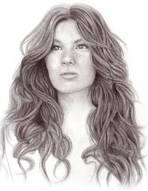 Как рисовать волосы. 03 Как рисовать волосы. 03