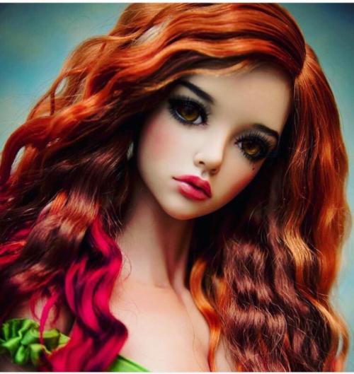 Невероятной красоты парики для кукол БЖД от: Amadizstudio. 05