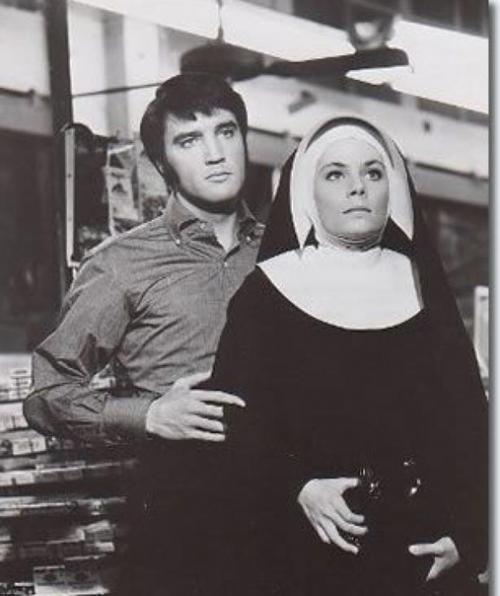 Элвис и Джейн Эллиот (сестра Барбара в Change of Habit 1969 года). 02 Элвис и Джейн Эллиот (сестра Барбара в Change of Habit 1969 года). 02