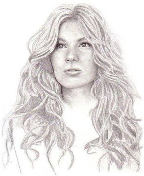 Как рисовать волосы. 01 Как рисовать волосы. 01