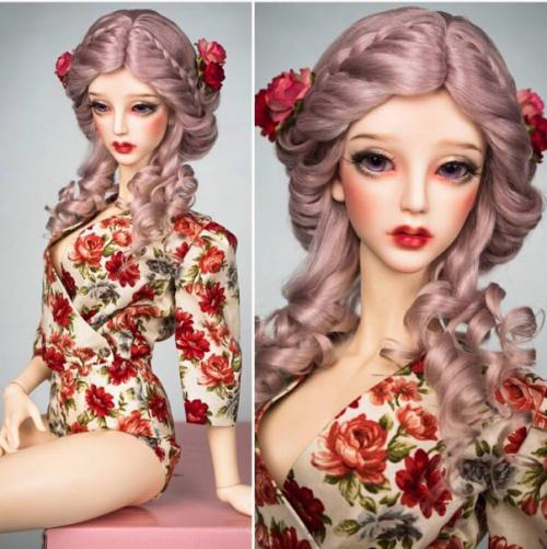 Невероятной красоты парики для кукол БЖД от: Amadizstudio. 03