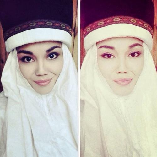 - Казахский традиционный женский головной убор. 04 - Казахский традиционный женский головной убор. 04