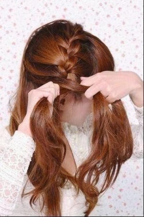 Как заплести себе косу на бок? 02 Как заплести себе косу на бок? 02