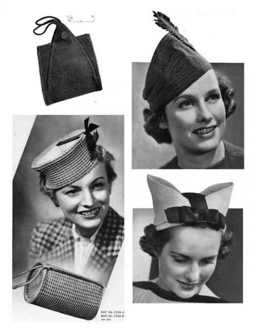 Причёски и шляпки 1930-х годов. 07