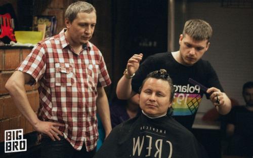 Мужские прически помпадур. Мужская стрижка "Помпадур".