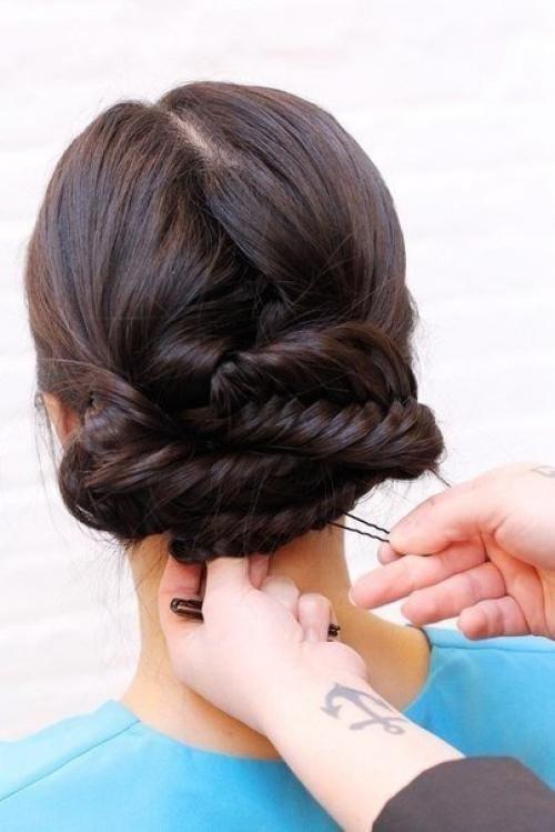 Пошаговый урок простой и красивой прически? 05