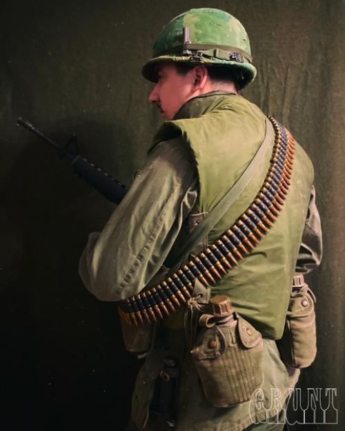 Реконструкция_Grunt. Пехотинец из 2-го батальона, 3-го пехотного полка, 199-й легкой пехотной бригады, август 1969 года. 01