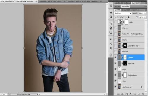 Ретушь студийного портрета. 07 Ретушь студийного портрета. 07