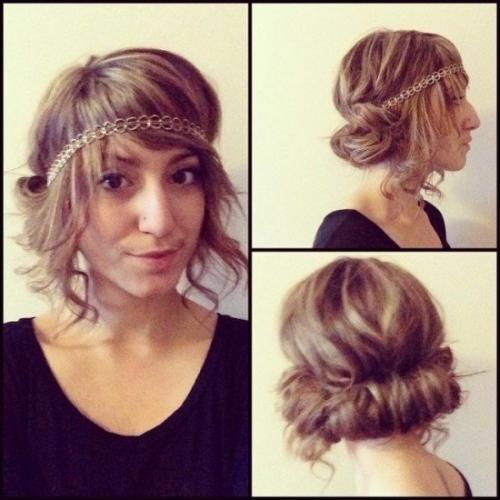 Римский стиль из ободка - резинки. 01