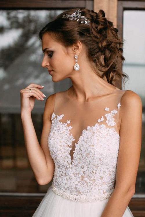 Свадебный, вечерний макияж, а также свадебные, вечерние прически, наращивание ресничек. 08