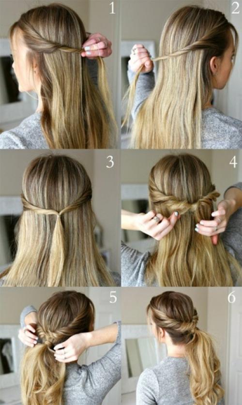 Перед созданием этого хвоста, нужно создать легкие волны с помощью щипцов для завивки. 01