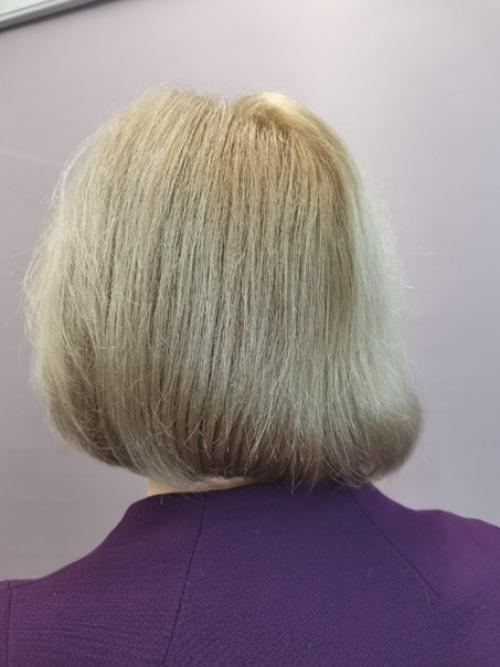 Боб - каре в технике Деметриус, Airtouch, глубокая реконструкция от Lanza. 01