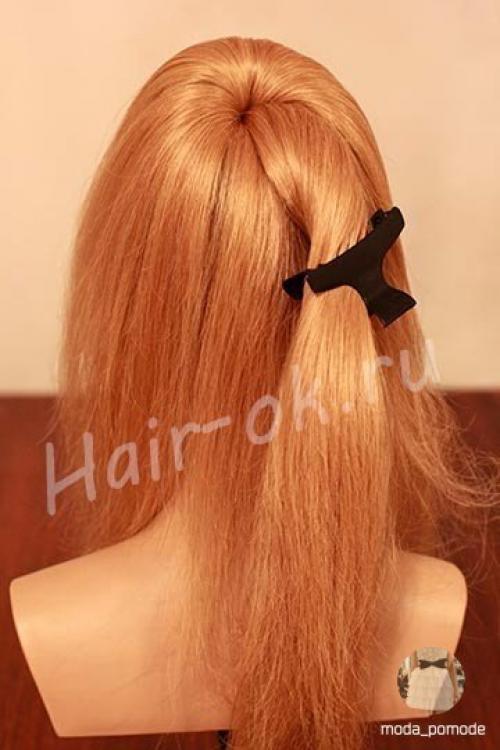 Шикарная прическа с резиночками? 03