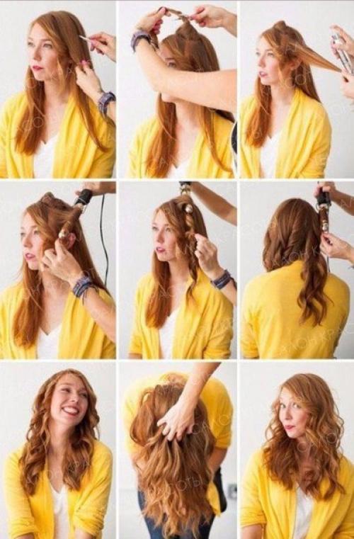 7 простых и быстрых способов сделать кудрявые локоны без вреда для волос. 03