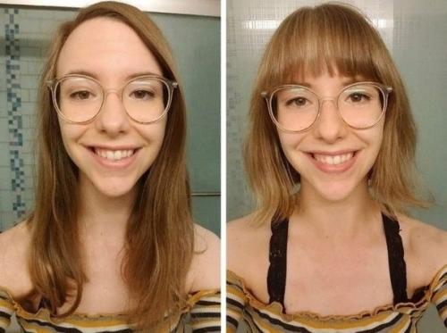 Не всем девушкам идет челка, но каждая хоть раз в жизни ее отрезала! 01