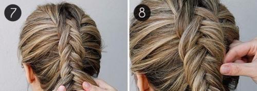 Вывернутая коса - рыбка? 04