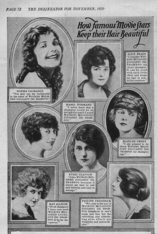 Модные причёски 1920-х годов. 04