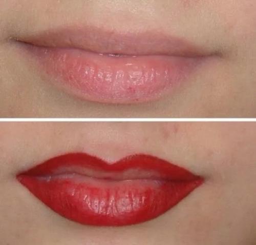 Неудачный татуаж губ: жуткие примеров с фотографиями после процедуры. 06