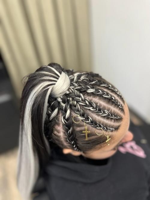 После ношения брейдов выпало большое количество волос. 01