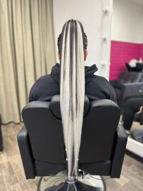 После ношения брейдов выпало большое количество волос. 03