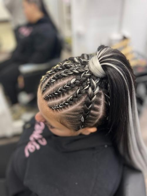 После ношения брейдов выпало большое количество волос. 02