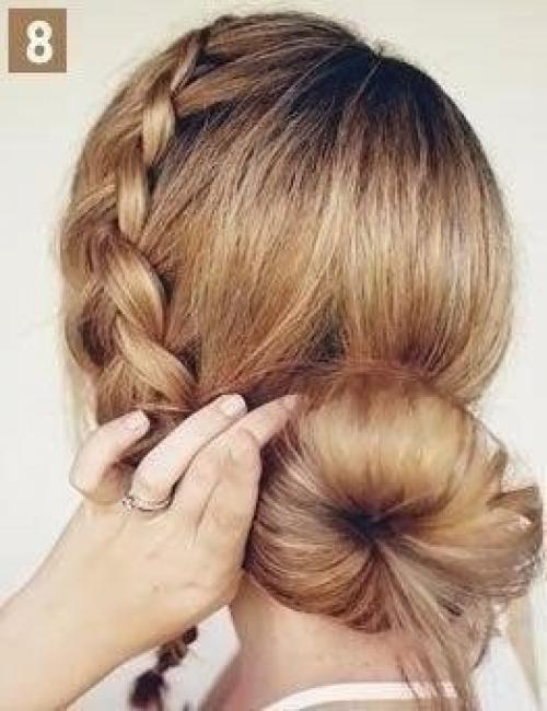 Оригинальная и красивая прическа. 06