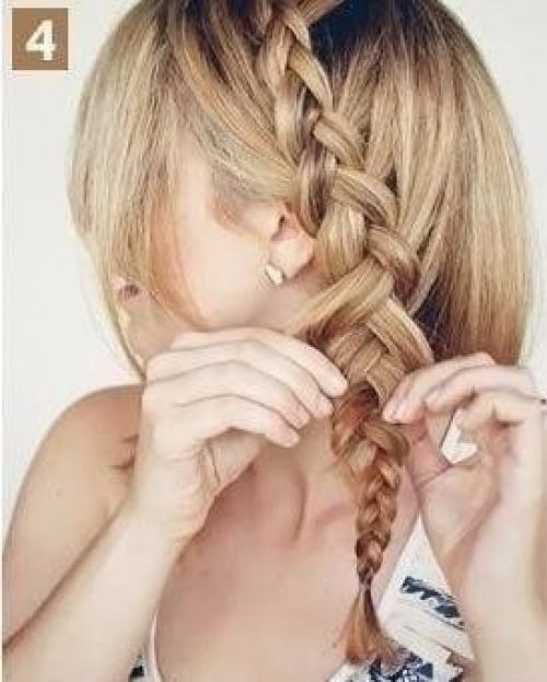 Оригинальная и красивая прическа. 09