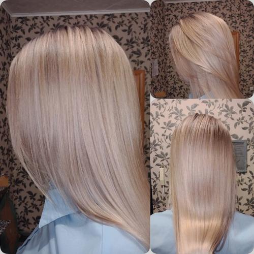 Милые девушки предлагаю вам модные окрашивания волос по очень низким? 09