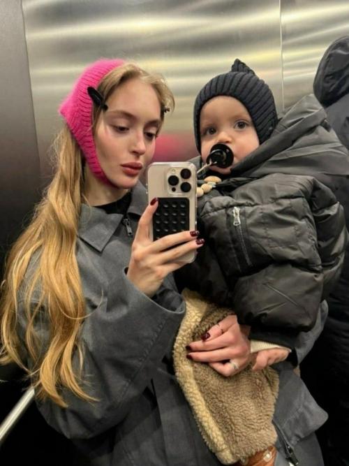 Правнук михалкова растёт - Наталья показала подросшего Мишу.

