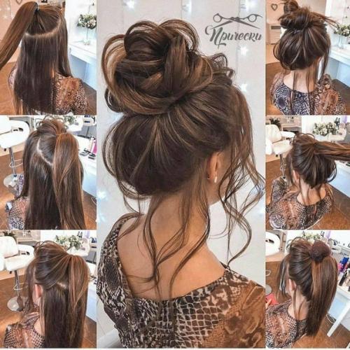 Пошаговые уроки вечерних причесок. 05