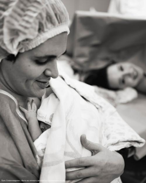 Дорогой лерчек - Луис сквиччиарини снимки из родильного зала опубликовал. 05