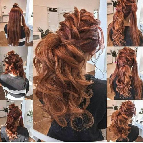 Пошаговые уроки вечерних причесок. 02