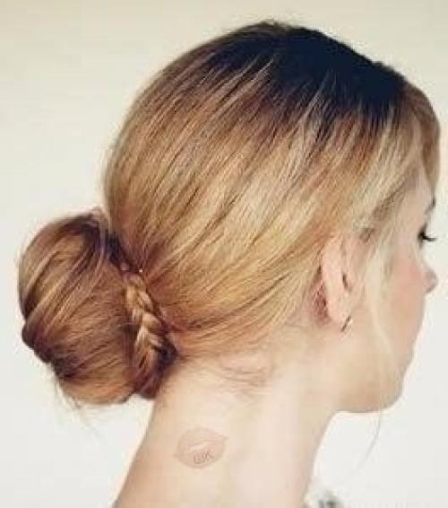 Оригинальная и красивая прическа. 03