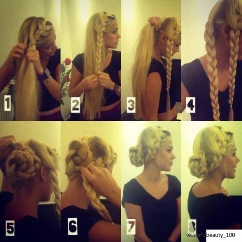 Фото - уроки создания различных красивых причесок! 03