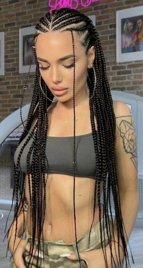 Нашумевшая причёска, про которую вы спрашиваете чаще всего. 01