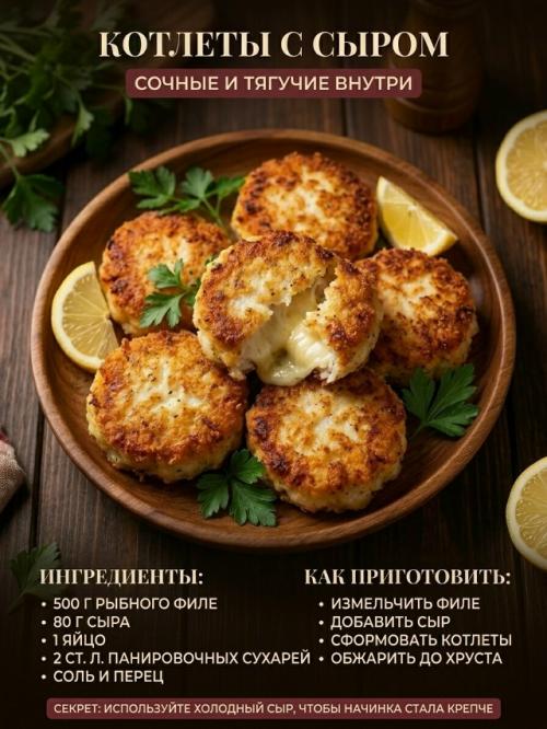 Рыбные котлеты можно сделать намного вкуснее и сочнее, если добавить несколько простых ингредиентов. 05