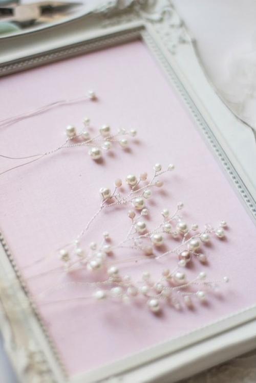 Свадебный гребешок - простое и изящное украшение, пожалуй, лучший способ сделать прическу особенной. 02