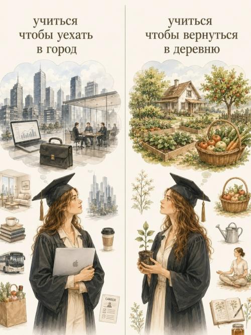 Иногда настоящее счастье - не в гонке за большим, а в возможности жить медленнее. 01