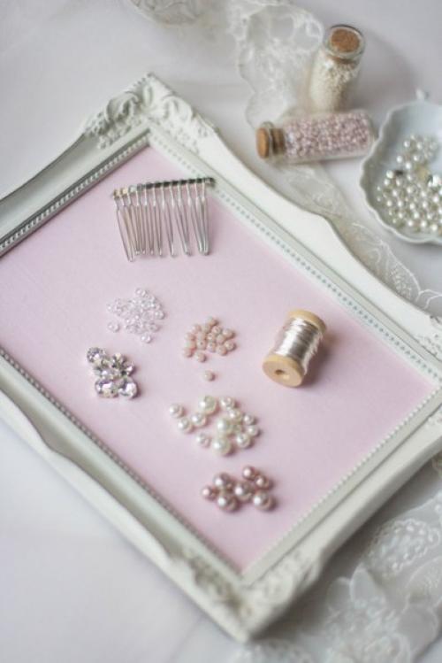 Свадебный гребешок - простое и изящное украшение, пожалуй, лучший способ сделать прическу особенной. 01