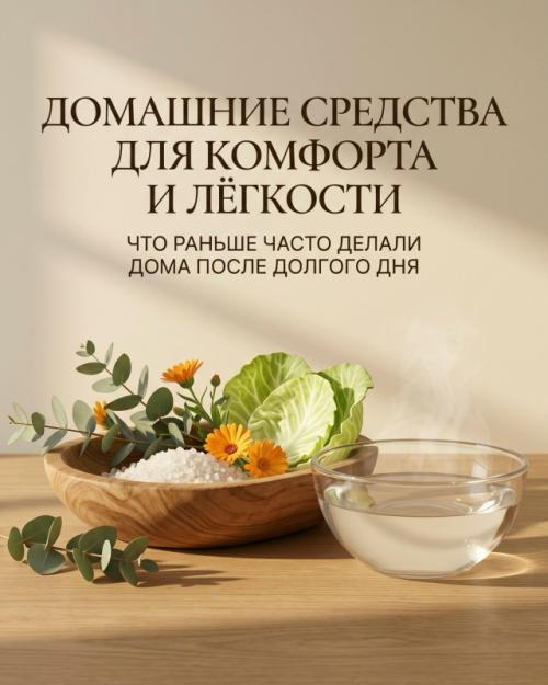 Тёплые ванночки, травы, ингаляции и домашние растирания годами были частью вечерних домашних привычек.  