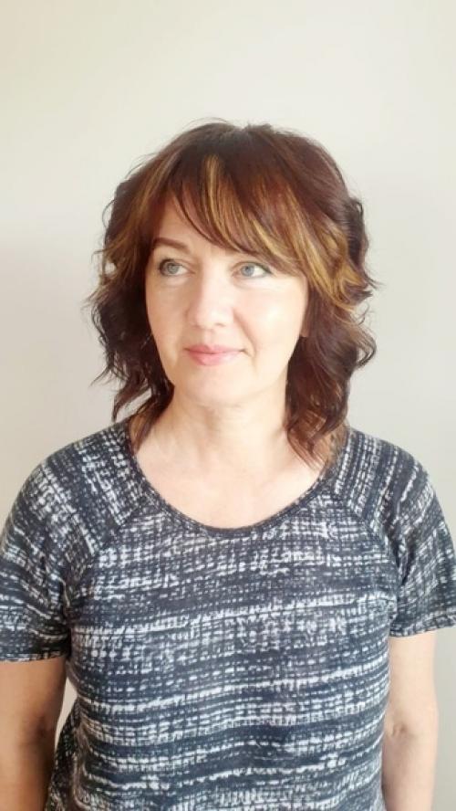 Фен, расческа и руки = стильная укладка. 03