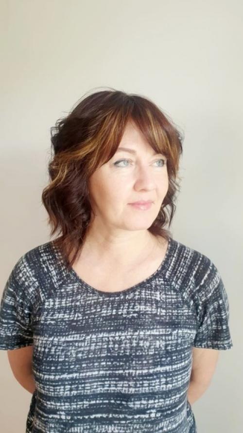 Фен, расческа и руки = стильная укладка. 05