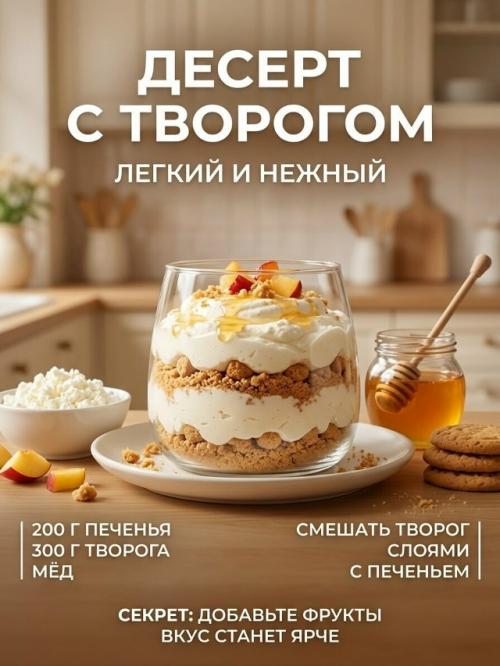 Из обычного печенья можно сделать десерты, которые выглядят как из кондитерской. 05