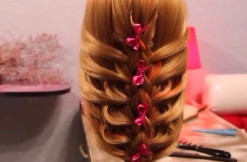 Прическа Ажурная Коса (пошаговый урок). 07 Прическа Ажурная Коса (пошаговый урок). 07